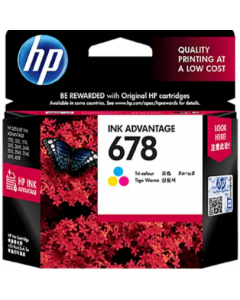 HP 678 Tri-Color Original Ink Advantage Cartridge